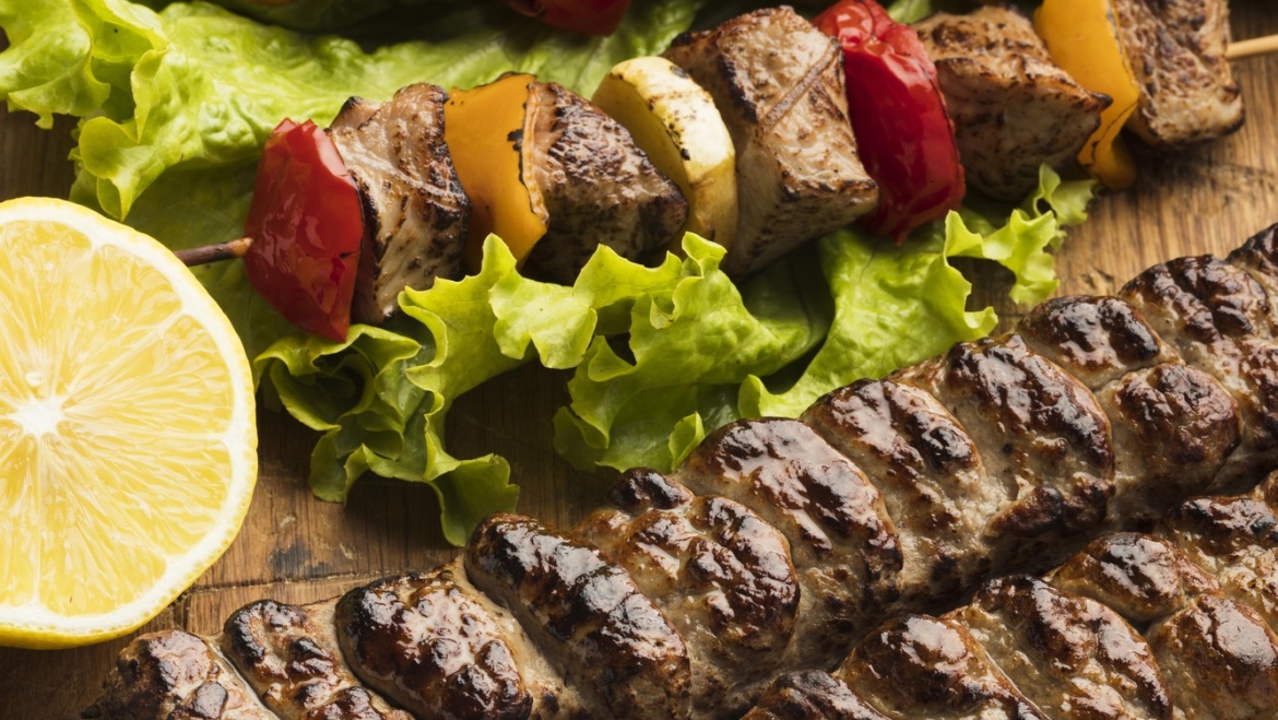 Brochette de bœuf aux herbes aromatiques