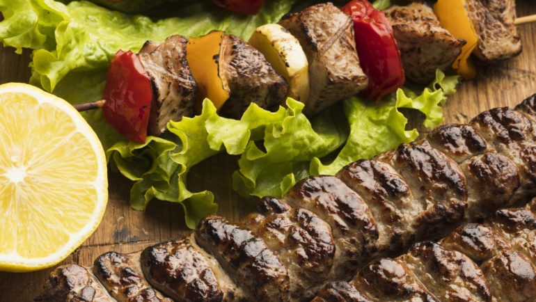 Brochette de bœuf aux herbes aromatiques